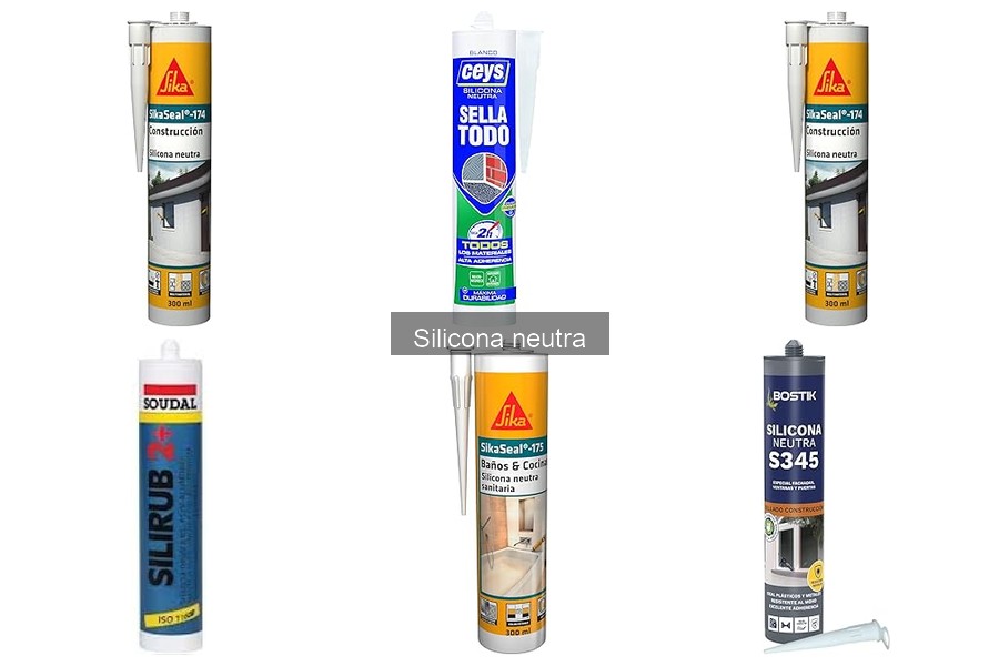 Mejores marcas de silicona neutra para bricolaje
