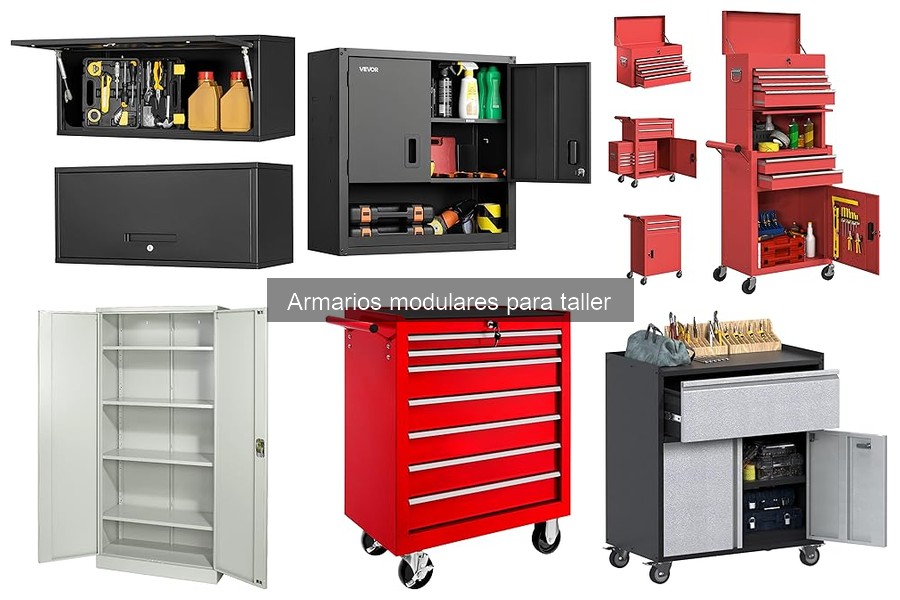 Mejores materiales para armarios modulares de taller