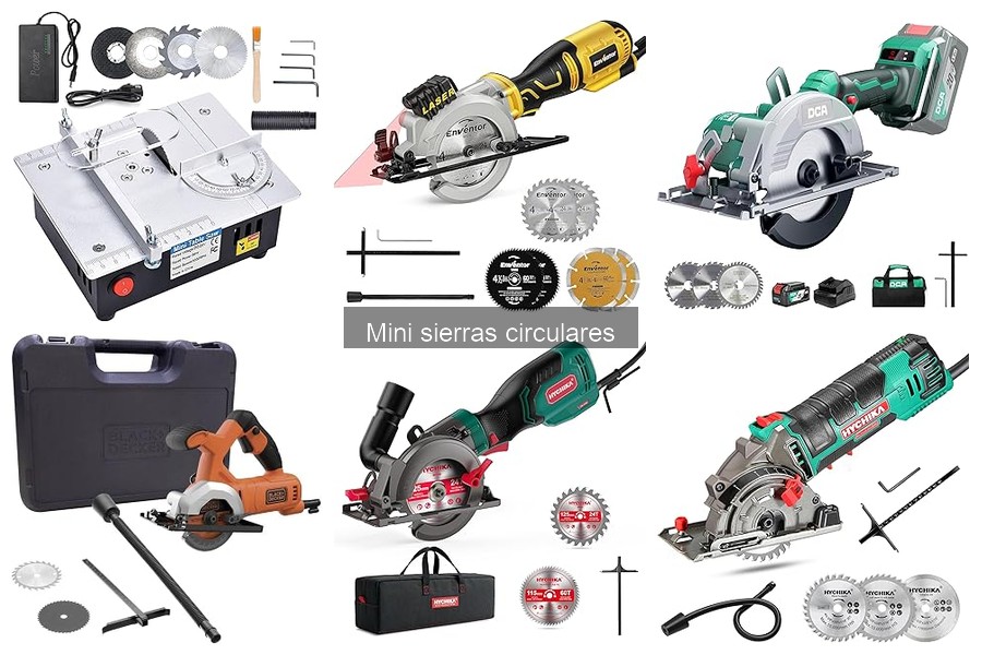 Mejores mini sierras circulares para bricolaje y carpintería