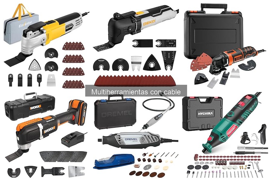 Mejores multiherramientas con cable para bricolaje doméstico