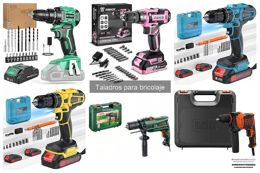 Mejores ofertas en taladros para bricolaje: ¡ahorra hoy!