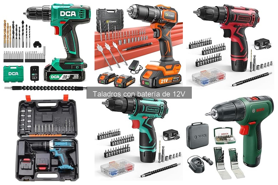 Mejores ofertas y precios de taladros de 12V en Amazon