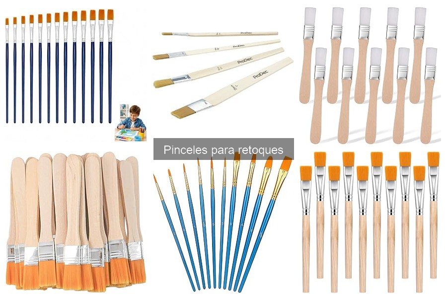 Mejores ofertas y precios en pinceles para retoques