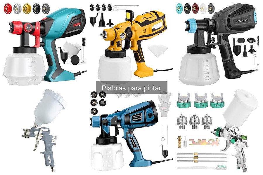 Mejores pistolas para pintar para bricolaje en 2023