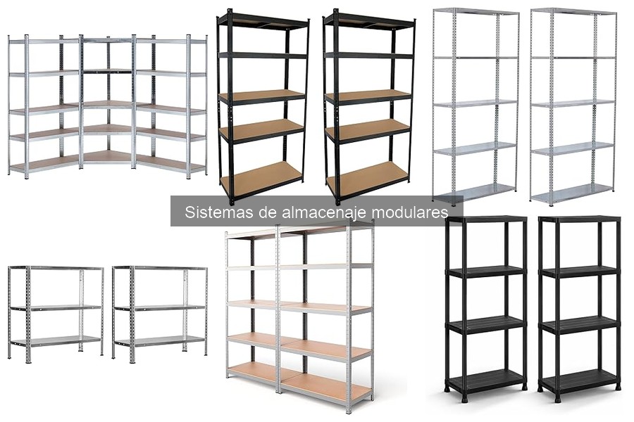 Mejores sistemas de almacenaje modulares para espacios pequeños