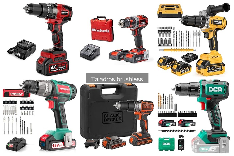 Mejores taladros brushless para bricolaje en casa: comparativa