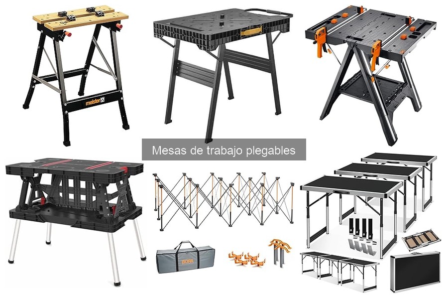 Mesas de trabajo plegables: características y beneficios