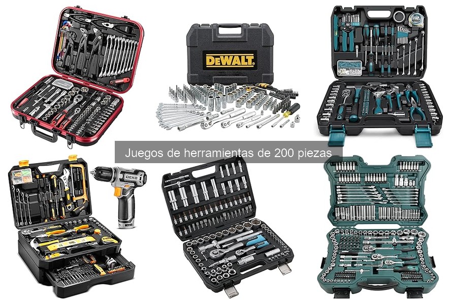 ¿Necesito un juego de herramientas de 200 piezas si ya tengo algunas?