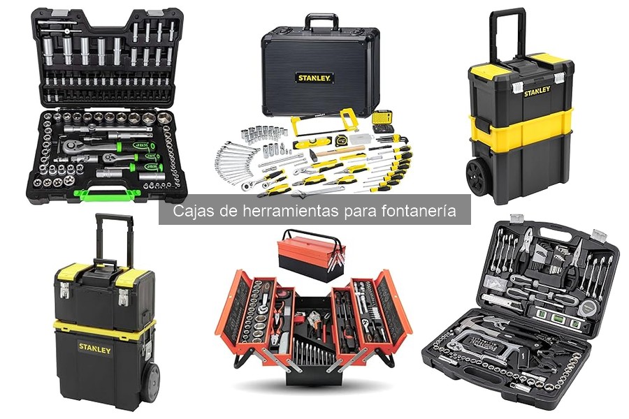 Ofertas y precios de cajas de herramientas para fontanería