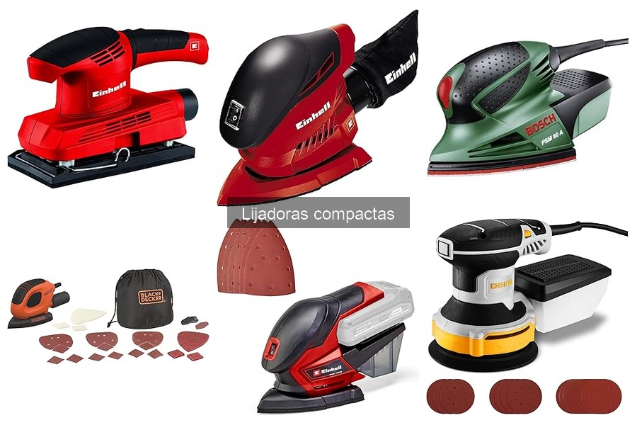 Opiniones de usuarios sobre lijadoras compactas en 2023
