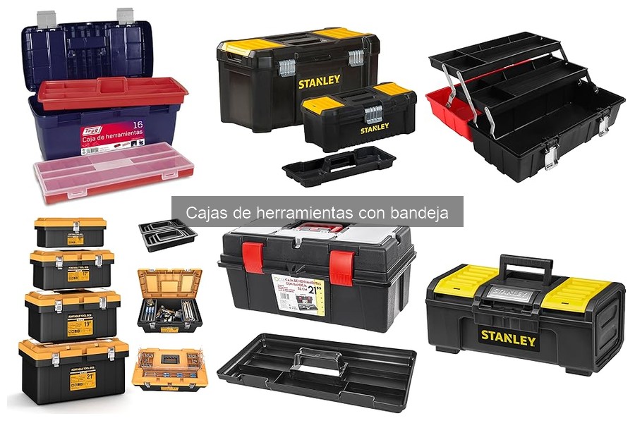 Organiza tu caja de herramientas con bandeja de manera eficiente