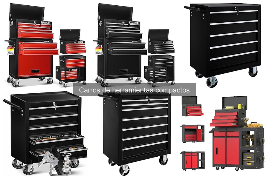 Organiza tus herramientas en un carro compacto de forma eficiente