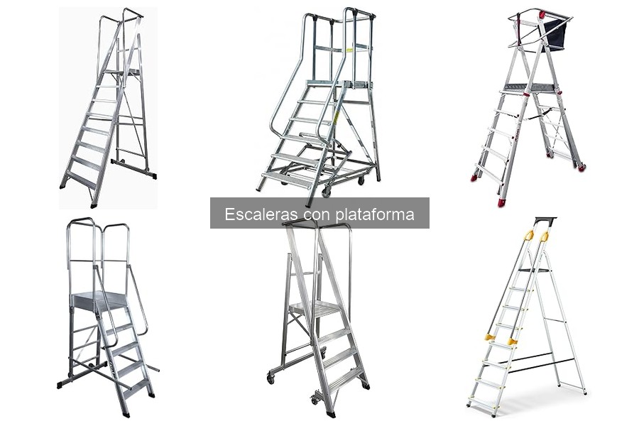 Precio promedio de escaleras con plataforma en el mercado