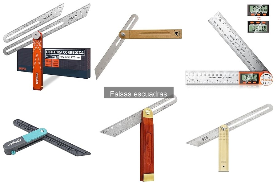 Precio promedio de falsas escuadras en el mercado