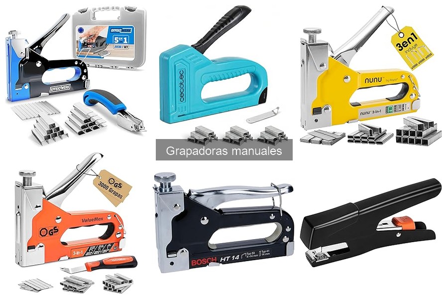 Precio promedio de grapadoras manuales en el mercado