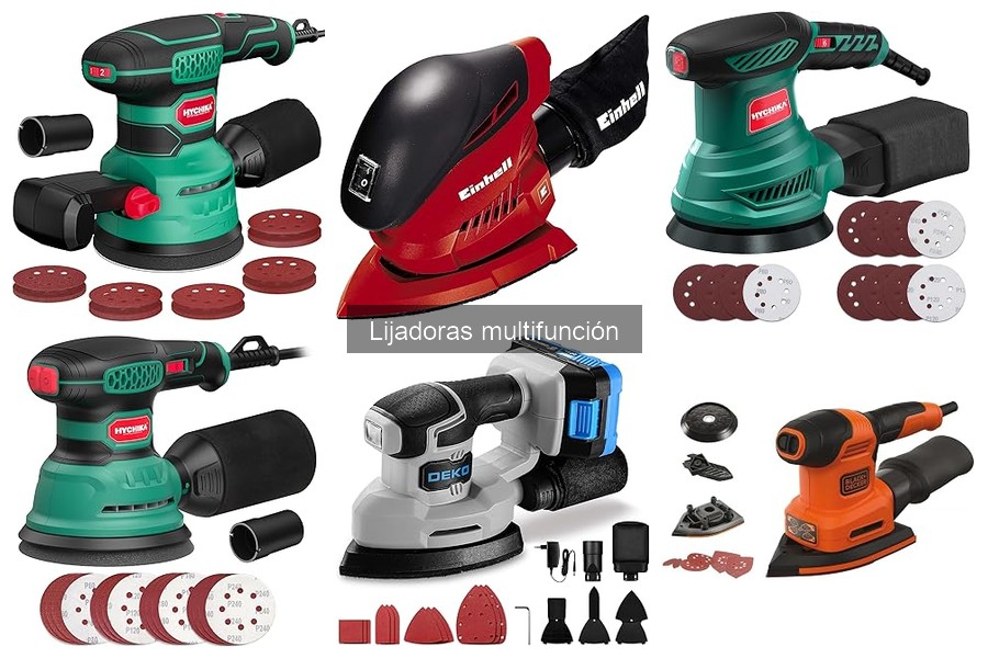 Problemas comunes con lijadoras multifunción y soluciones