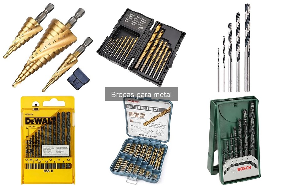 ¿Qué diámetro de broca necesito para agujeros en metal?