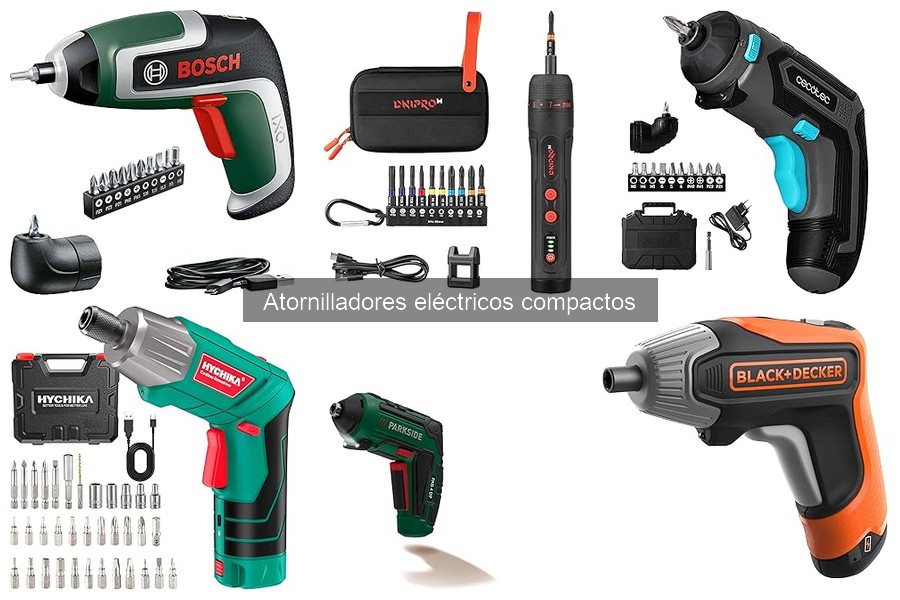 ¿Qué es un atornillador eléctrico compacto? Características y más