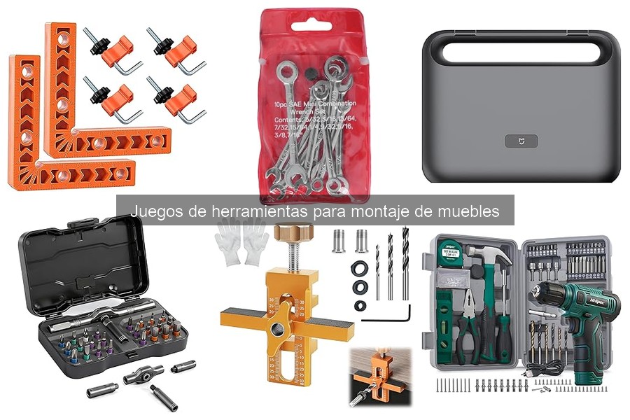 ¿Qué es un juego de herramientas para montar muebles?