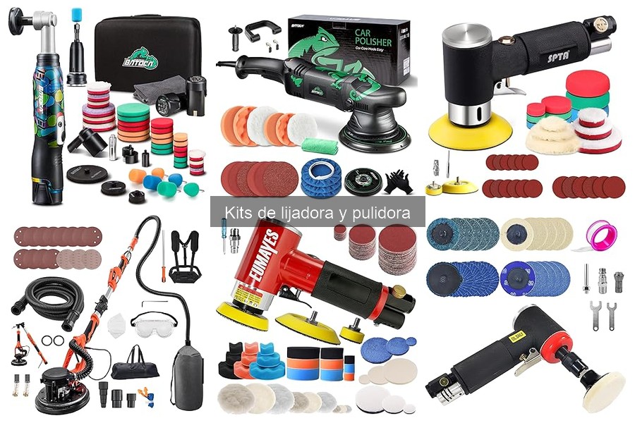 ¿Qué es un kit de lijadora y pulidora? Guía Básica