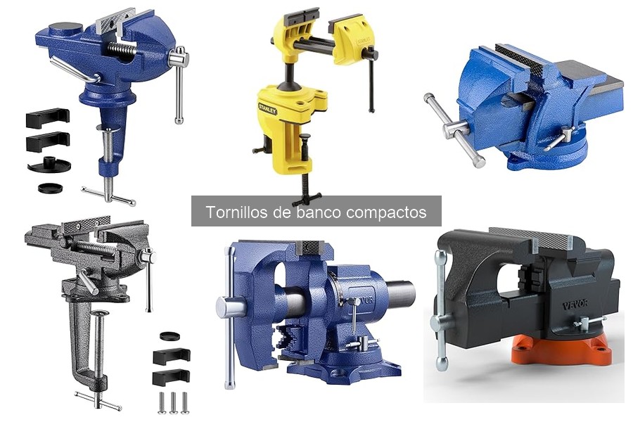¿Qué es un tornillo de banco compacto? Características y Usos