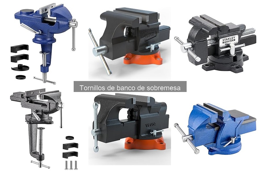 ¿Qué es un tornillo de banco de sobremesa? Características y usos