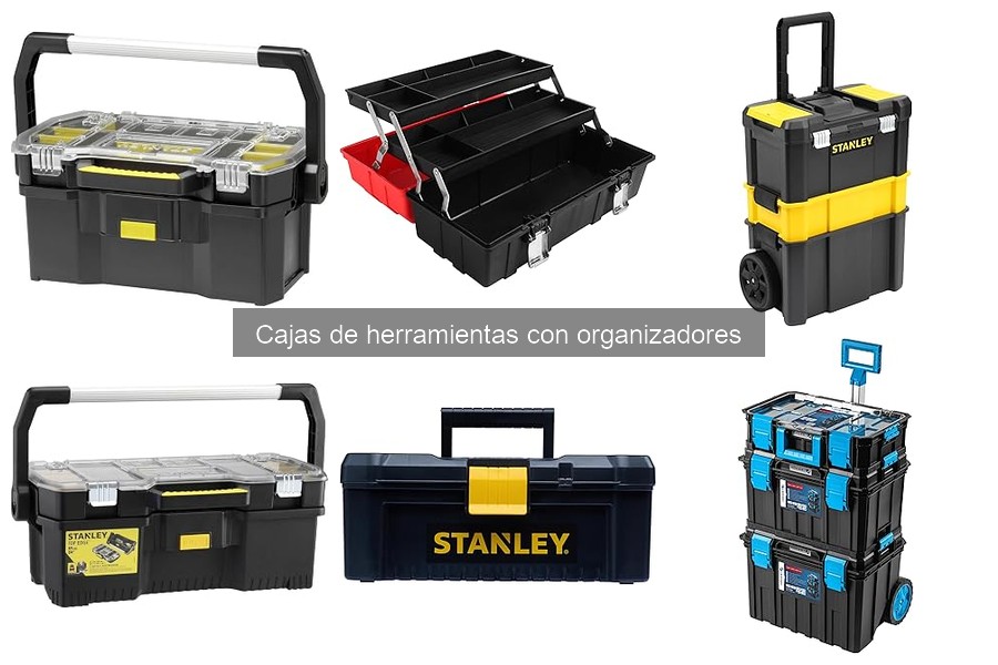 ¿Qué es una caja de herramientas con organizadores?