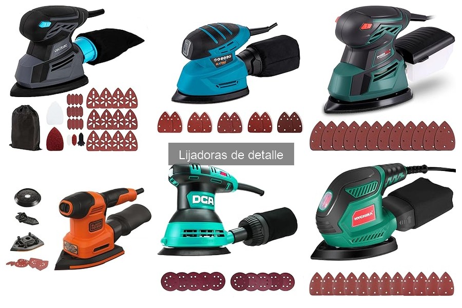 Qué es una lijadora de detalle: características y usos