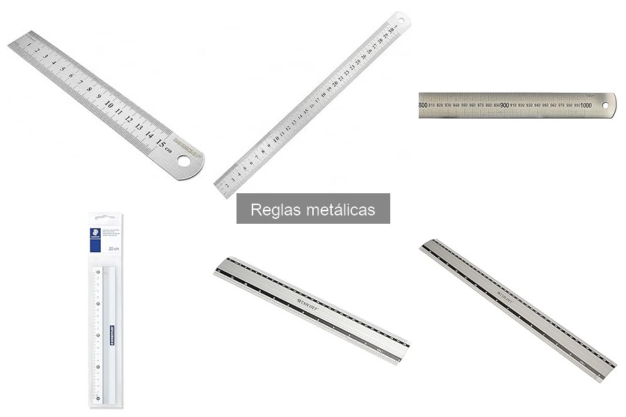 ¿Qué es una regla metálica y para qué se utiliza?