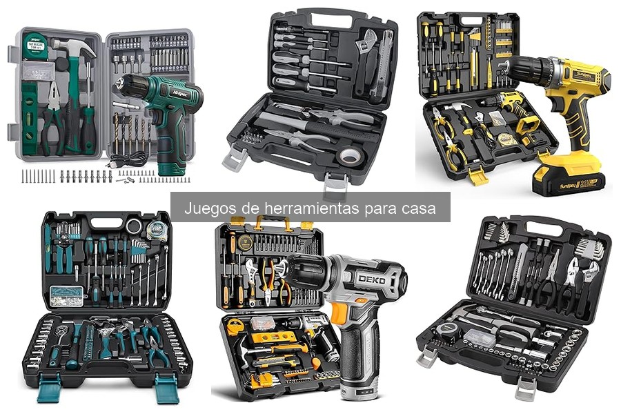 ¿Qué incluye un juego de herramientas para casa?