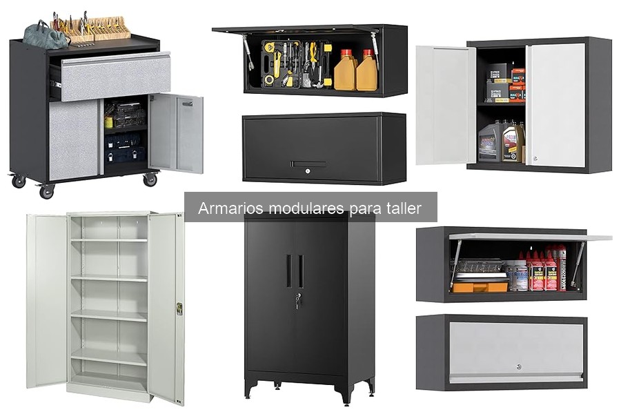 ¿Qué son los armarios modulares para taller? Características y usos