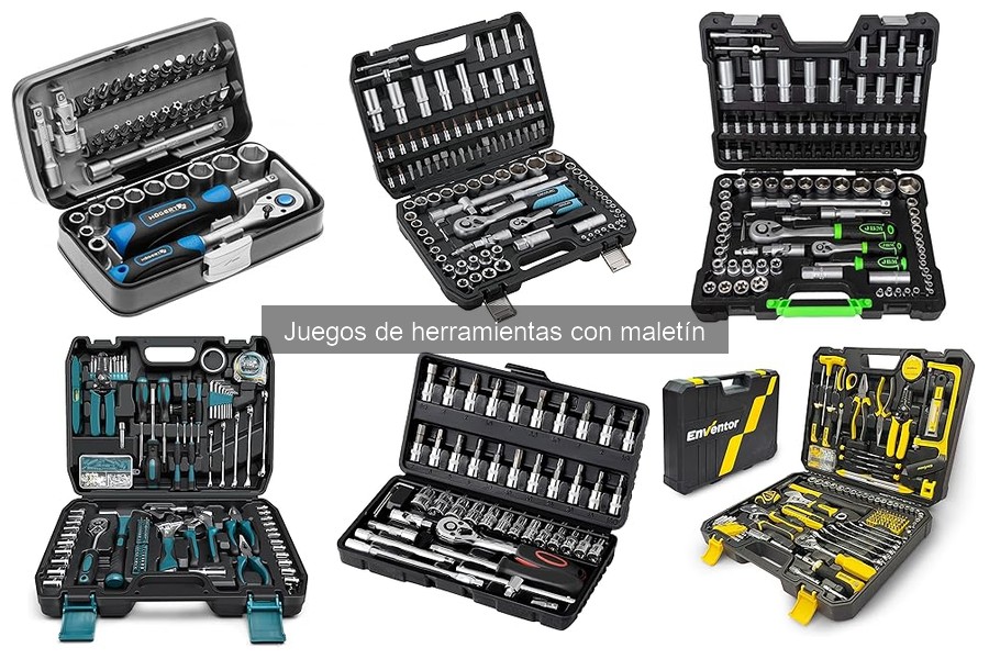 Qué son los juegos de herramientas con maletín y sus componentes