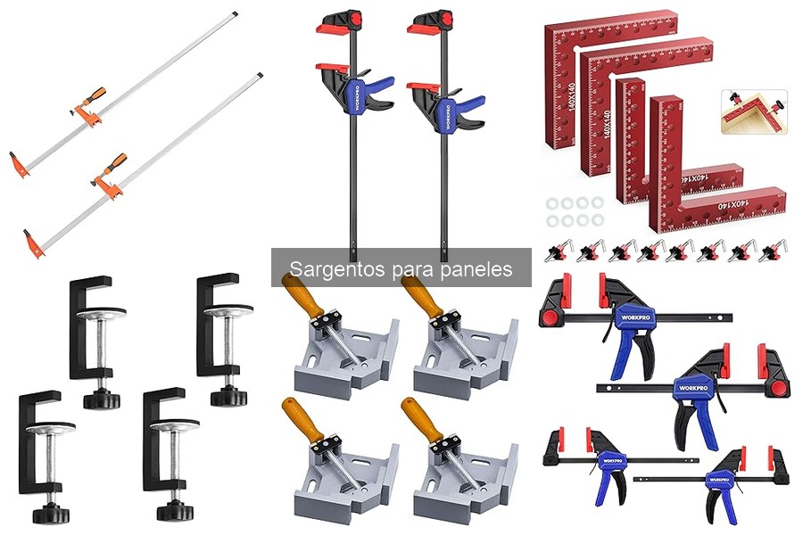 Sargentos para paneles: usos prácticos en proyectos de bricolaje