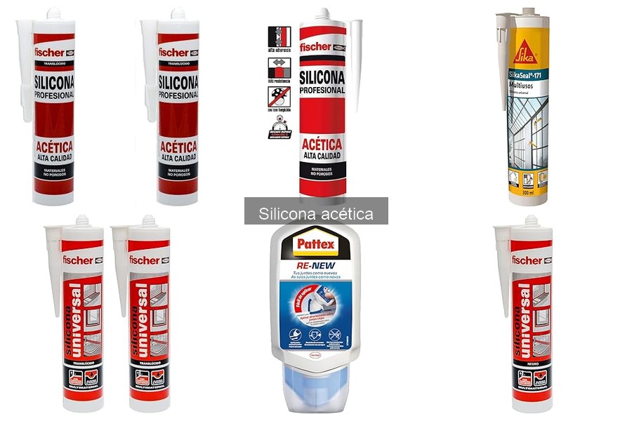Silicona Acética para Uso Exterior e Interior: Comparativa