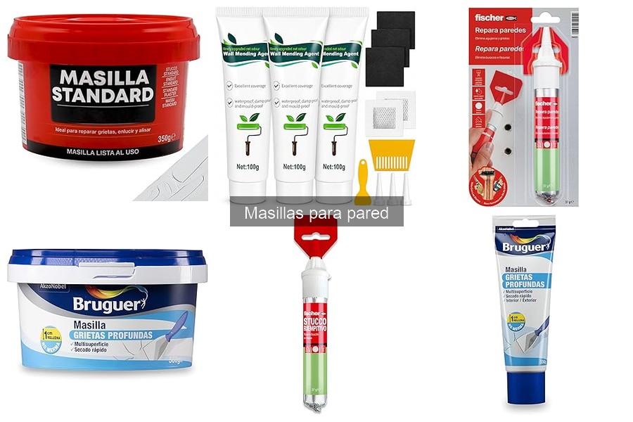Soluciones alternativas a la masilla para pared