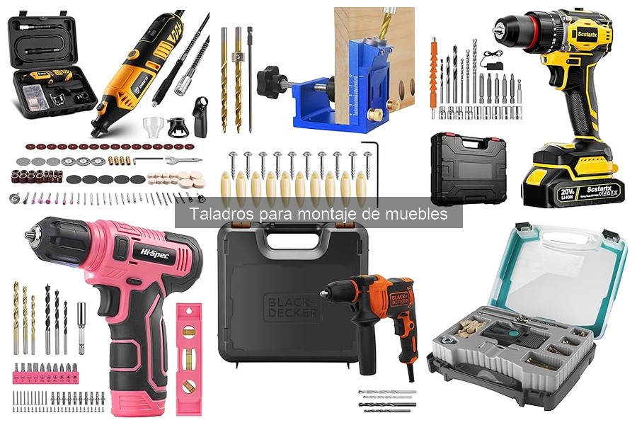 Taladros económicos para montaje de muebles: ¡Las mejores opciones!