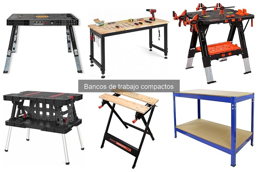 Tipos de bancos de trabajo compactos: Guía de opciones y usos