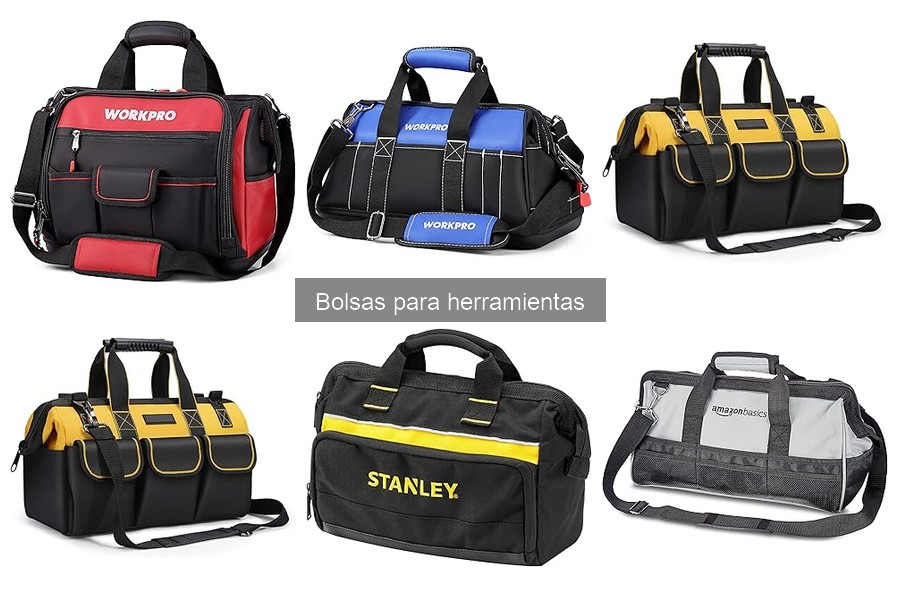Tipos de bolsas para herramientas y sus usos prácticos