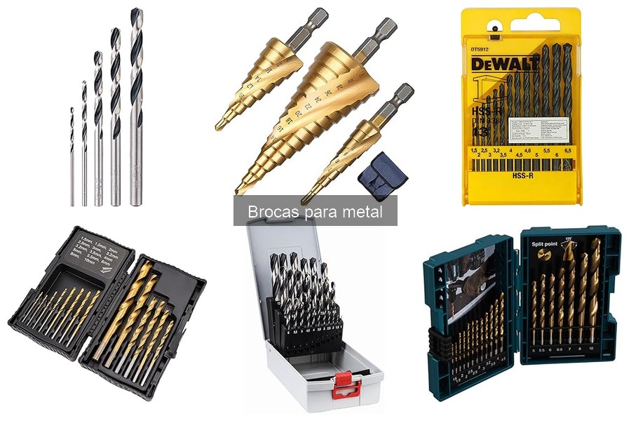 Tipos de brocas para metal y sus usos adecuados