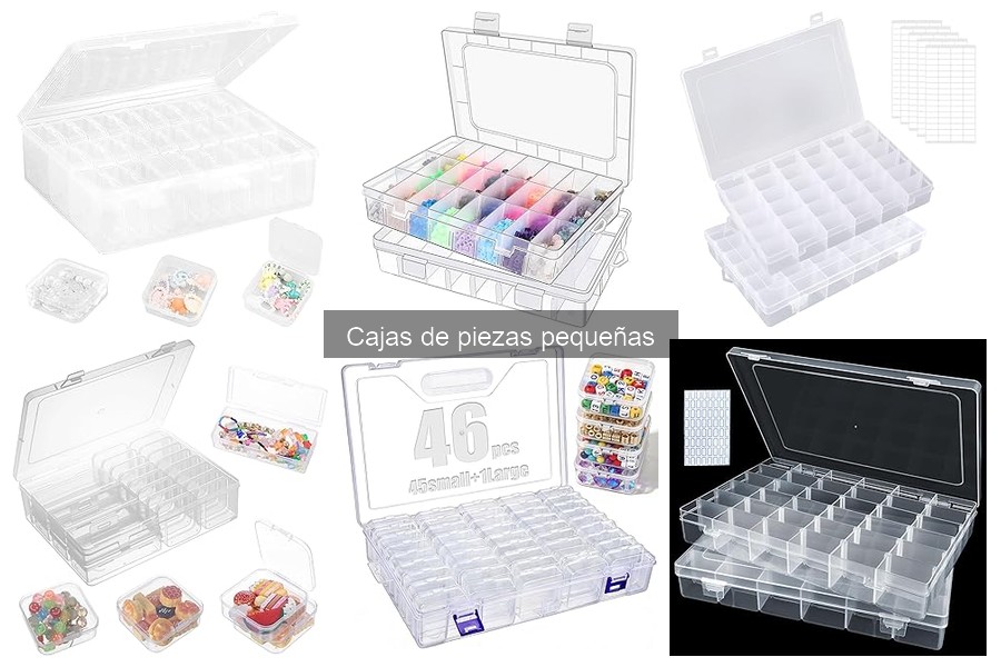 Tipos de cajas para piezas pequeñas: usos y recomendaciones