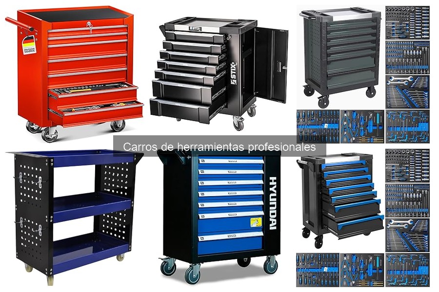 Tipos de carros de herramientas profesionales: guía completa