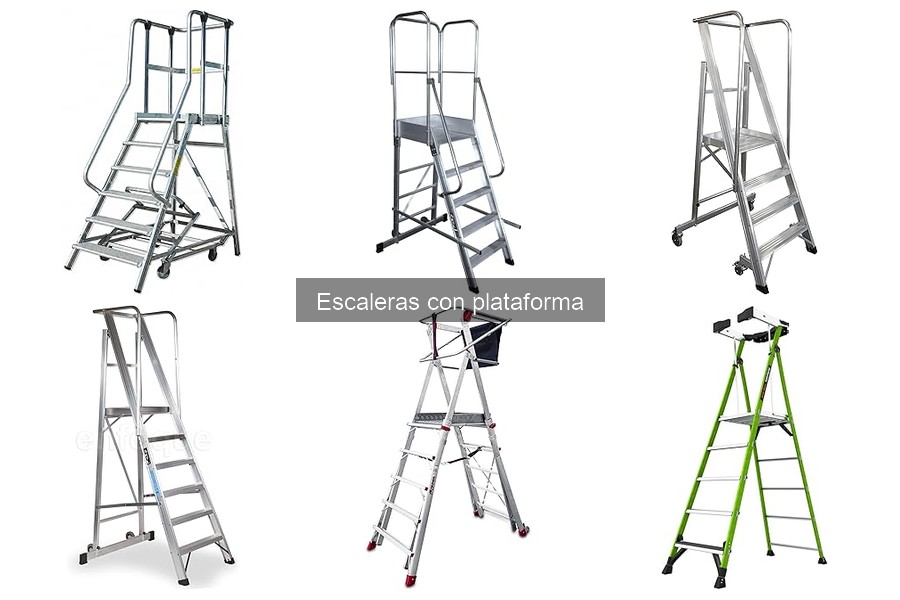 Tipos de escaleras con plataforma: guía y recomendaciones