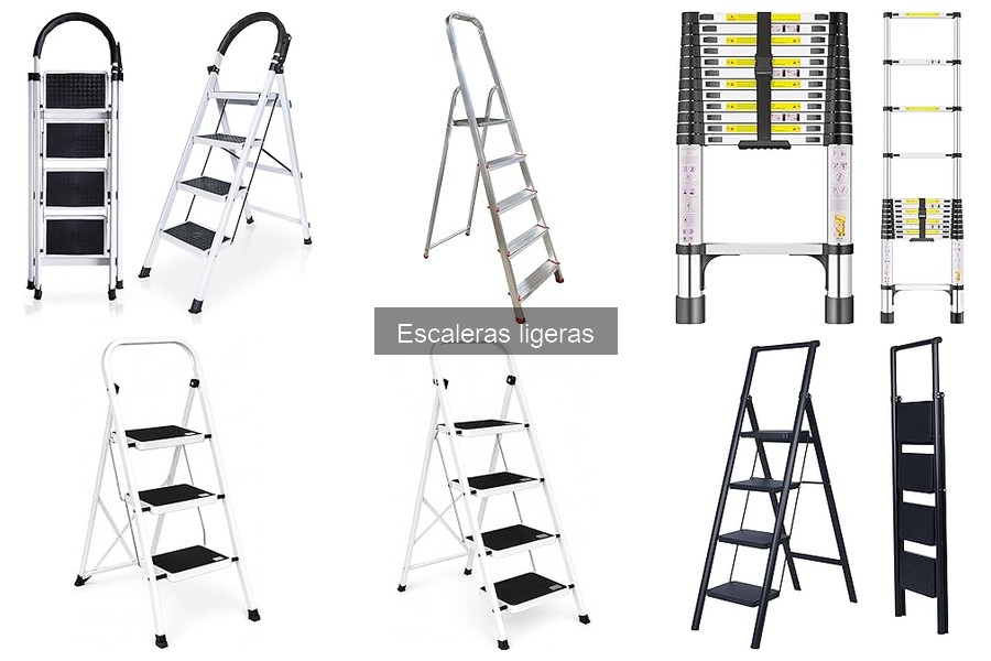 Tipos de escaleras ligeras: características y usos