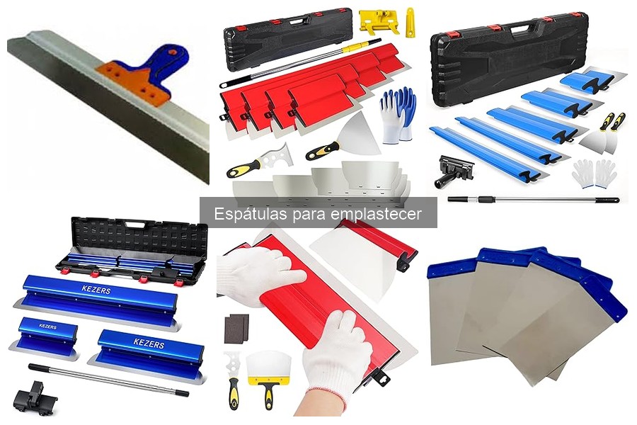Tipos de espátulas para emplastecer: guía de selección