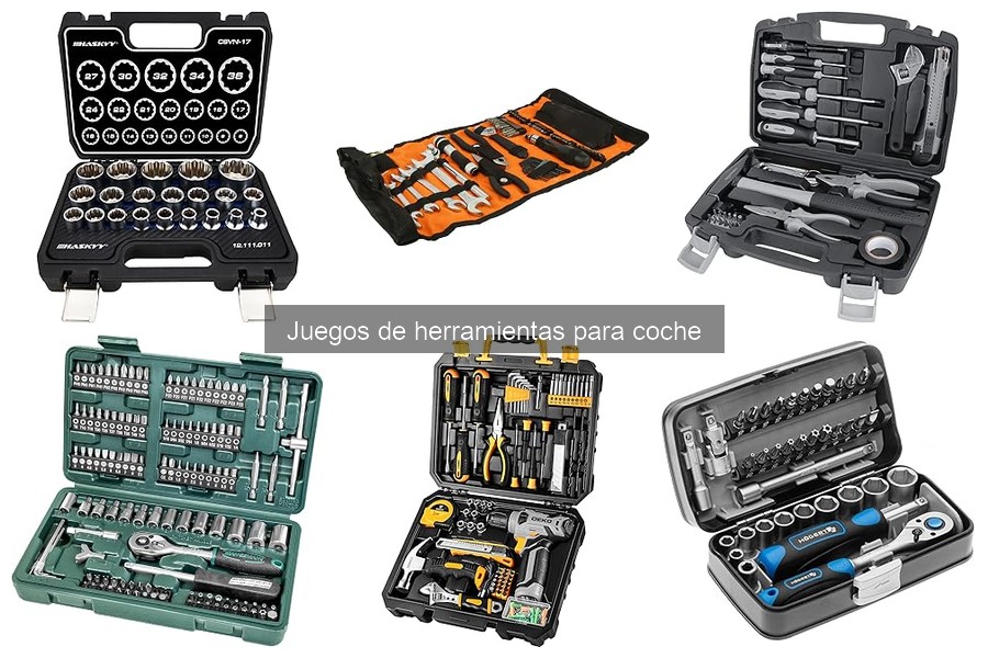 Tipos de juegos de herramientas para coche: Guía completa