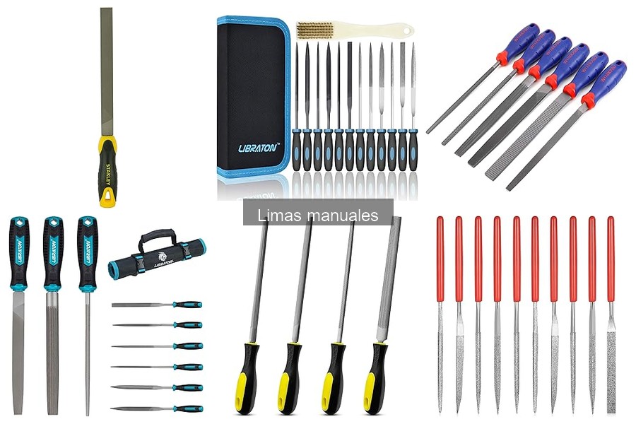 Tipos de limas manuales y sus usos en bricolaje