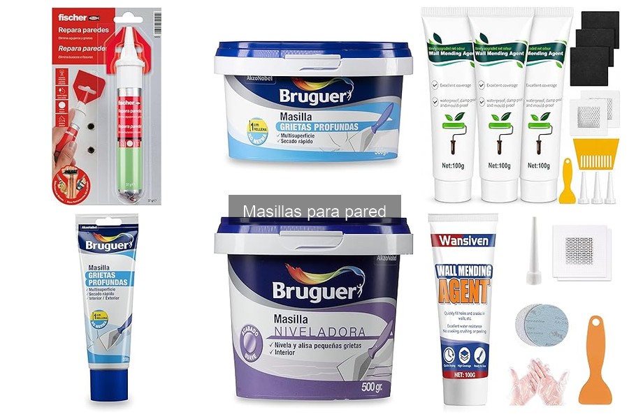 Tipos de masillas para pared y sus mejores usos
