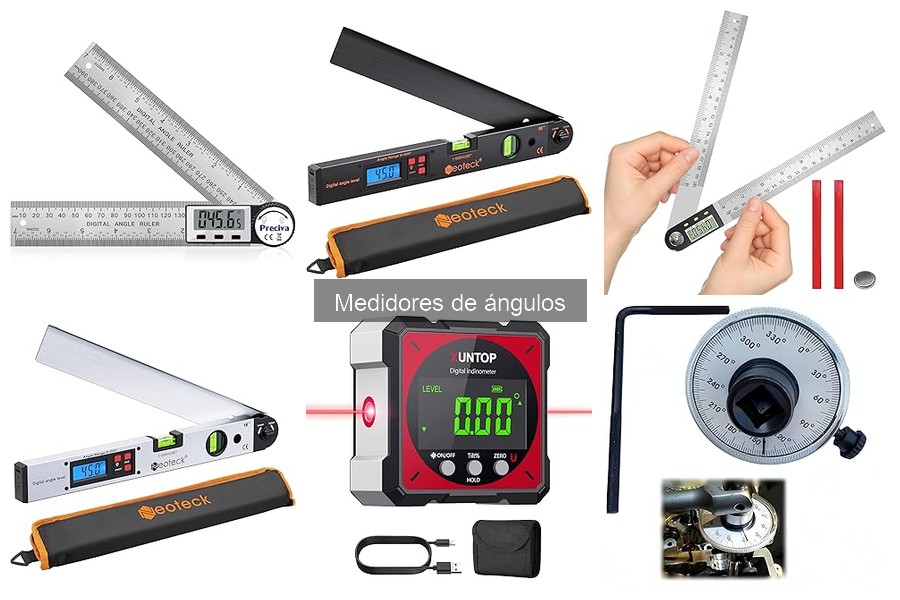 Tipos de medidores de ángulos: digital y manual explicados
