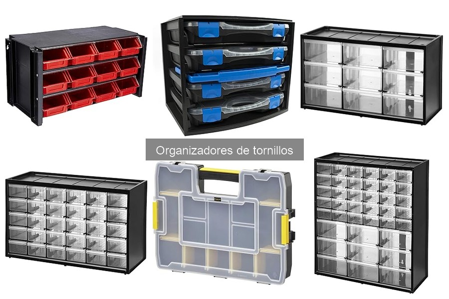 Tipos de organizadores de tornillos: opciones disponibles