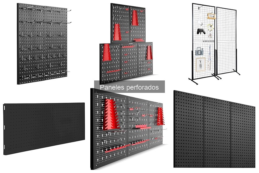 Tipos de paneles perforados: materiales y aplicaciones